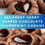 Heart-Shaped Chocolate Thumbprint Cookies Recipe