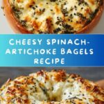 Cheesy Spinach-Artichoke Bagels Recipe