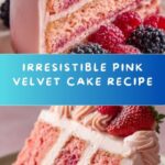 Pink Velvet Cake Recipe