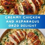 Creamy Parmesan Orzo with Chicken and Asparagus Recipe