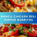 Chicken Bell Pepper Ranch Burritos Recipe