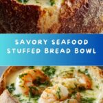 Stuffed Seafood Soup Bread Bowl Recipe
