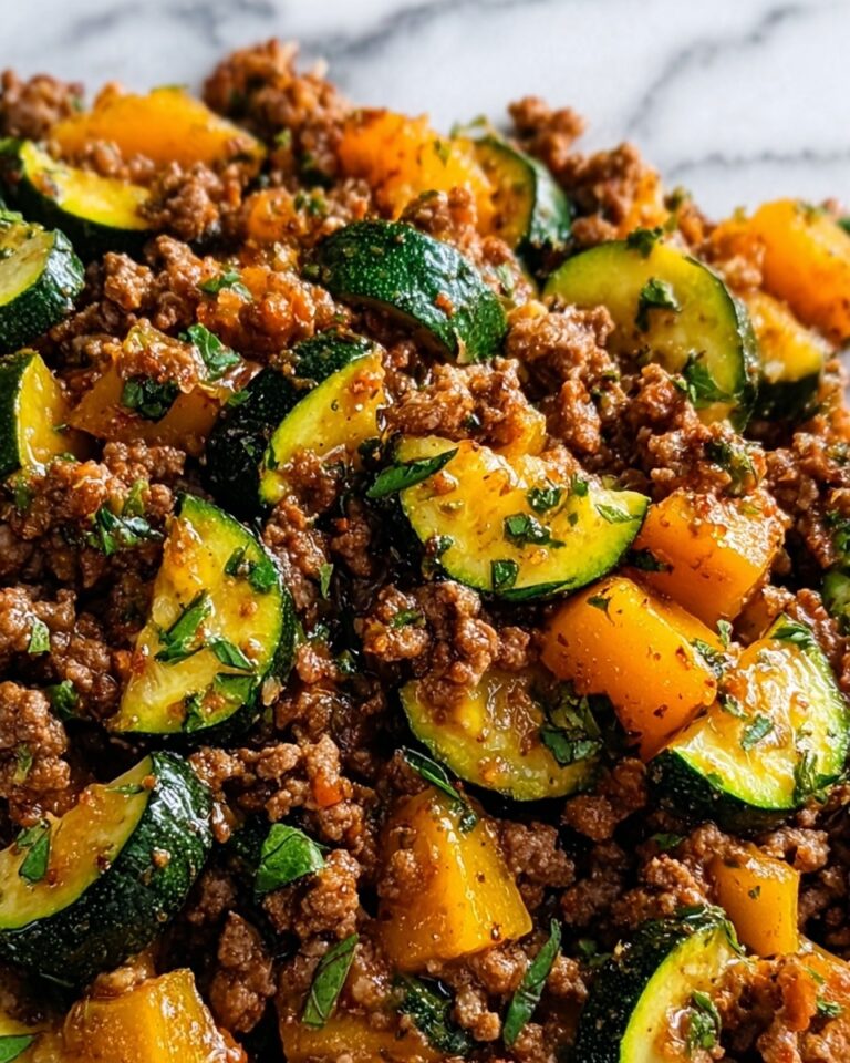 Ground Beef Zucchini Sweet Potato Skillet Recipe