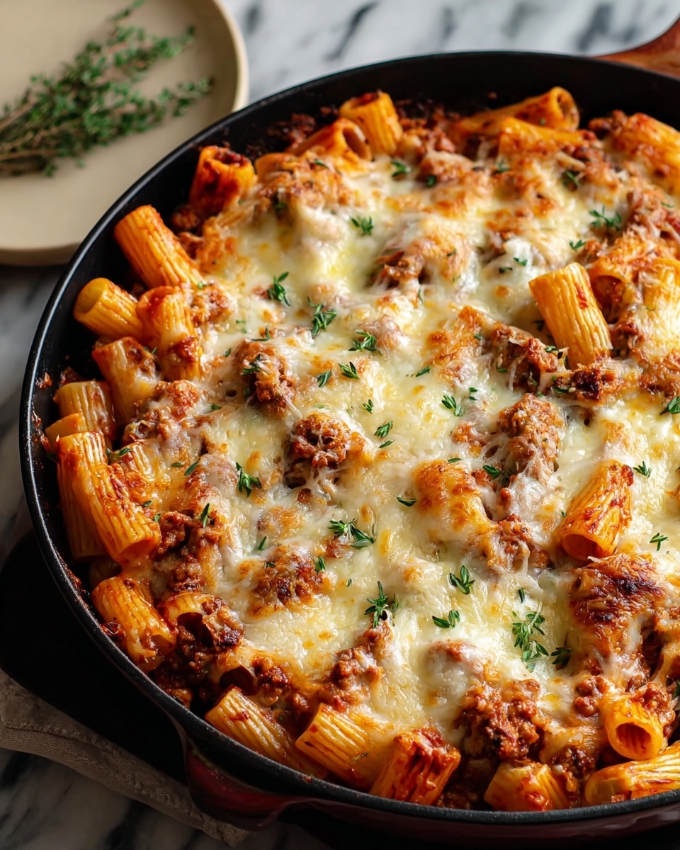 Baked Rigatoni with Sausage and Boursin Cheese Recipe - Recipe Image