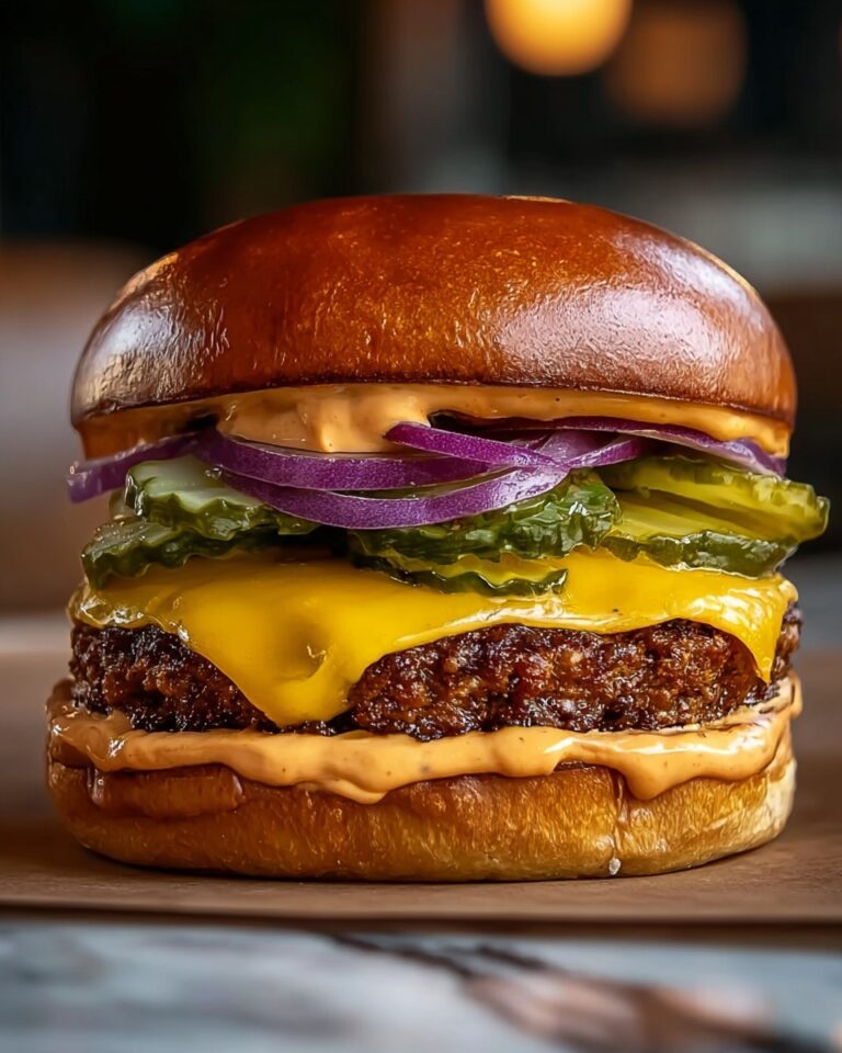 Monster Stack Cheeseburger Recipe