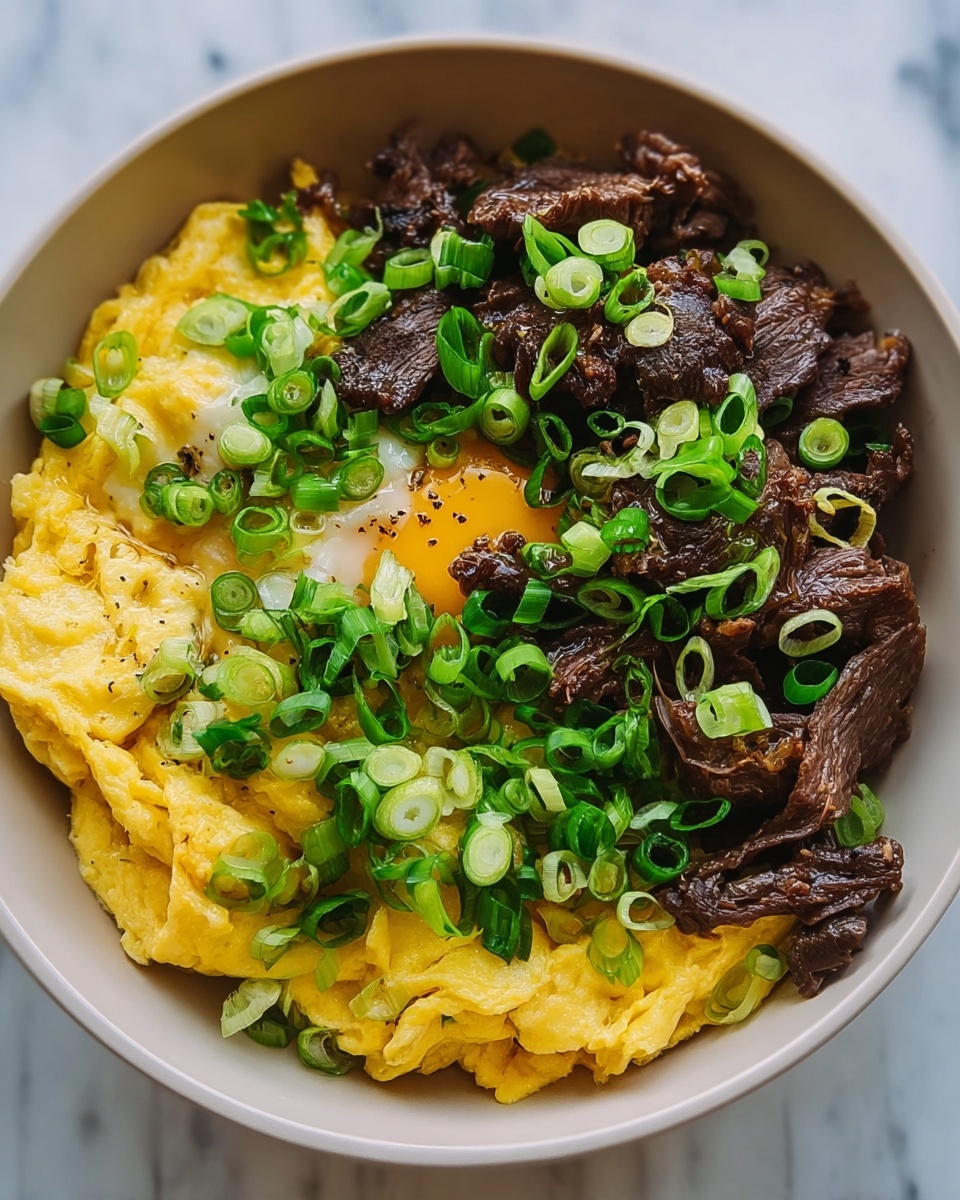 Chinese Beef and Eggs Recipe - Recipe Image