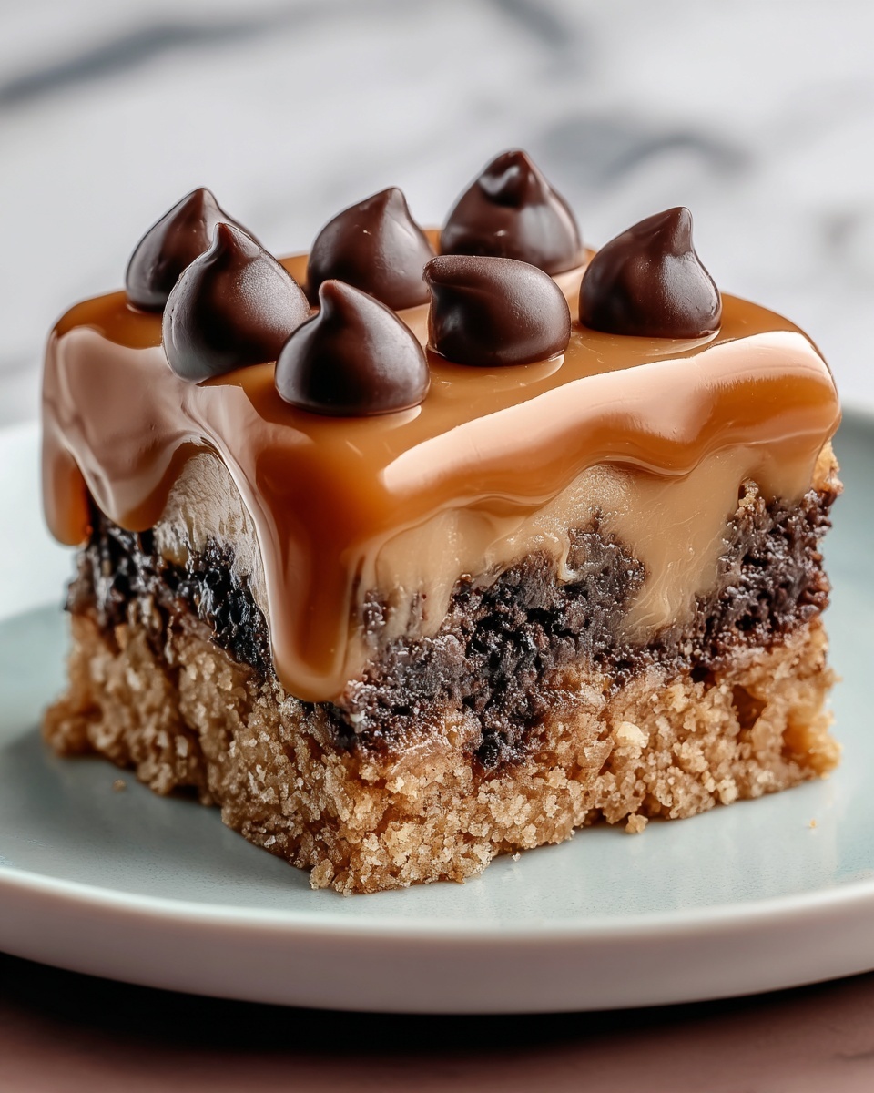 The Best German Chocolate Poke Cake Recipe - Recipe Image