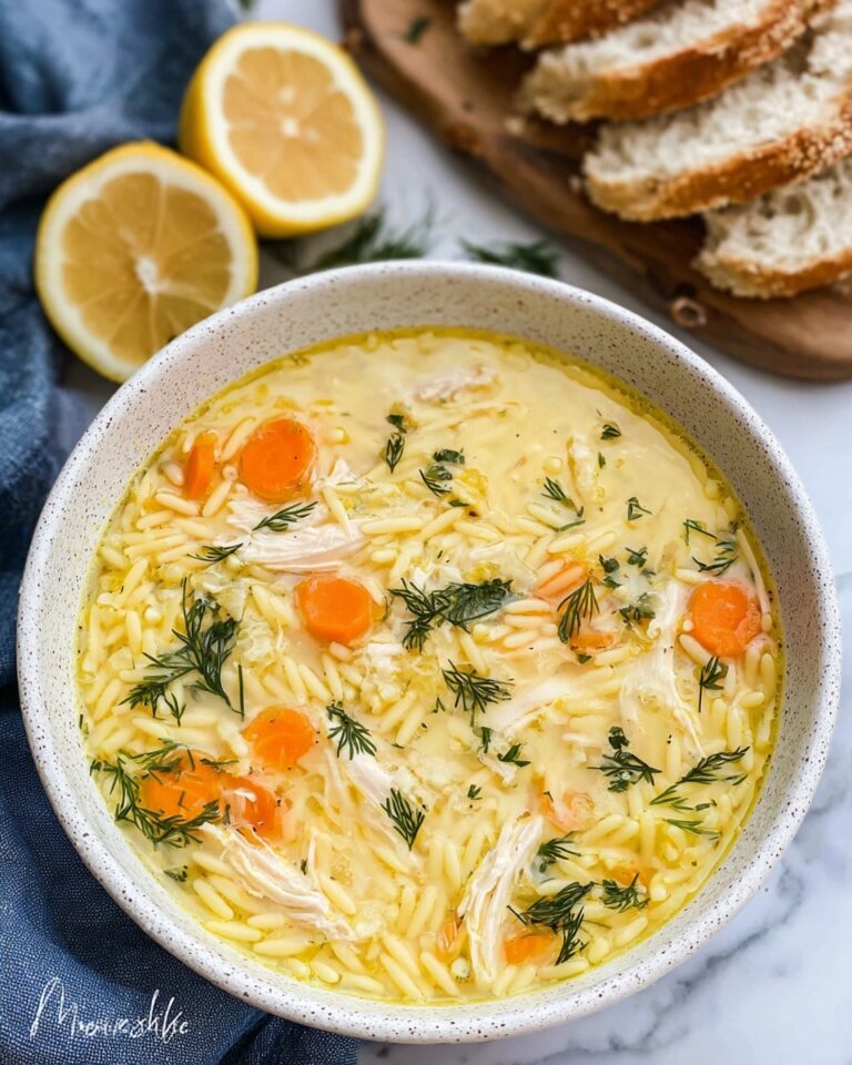 Greek Lemon Chicken Soup (Avgolemono) Recipe
