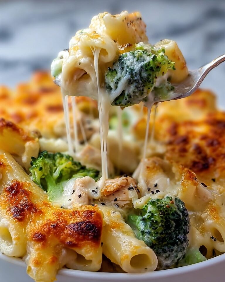 Chicken & Broccoli Alfredo Bake Recipe