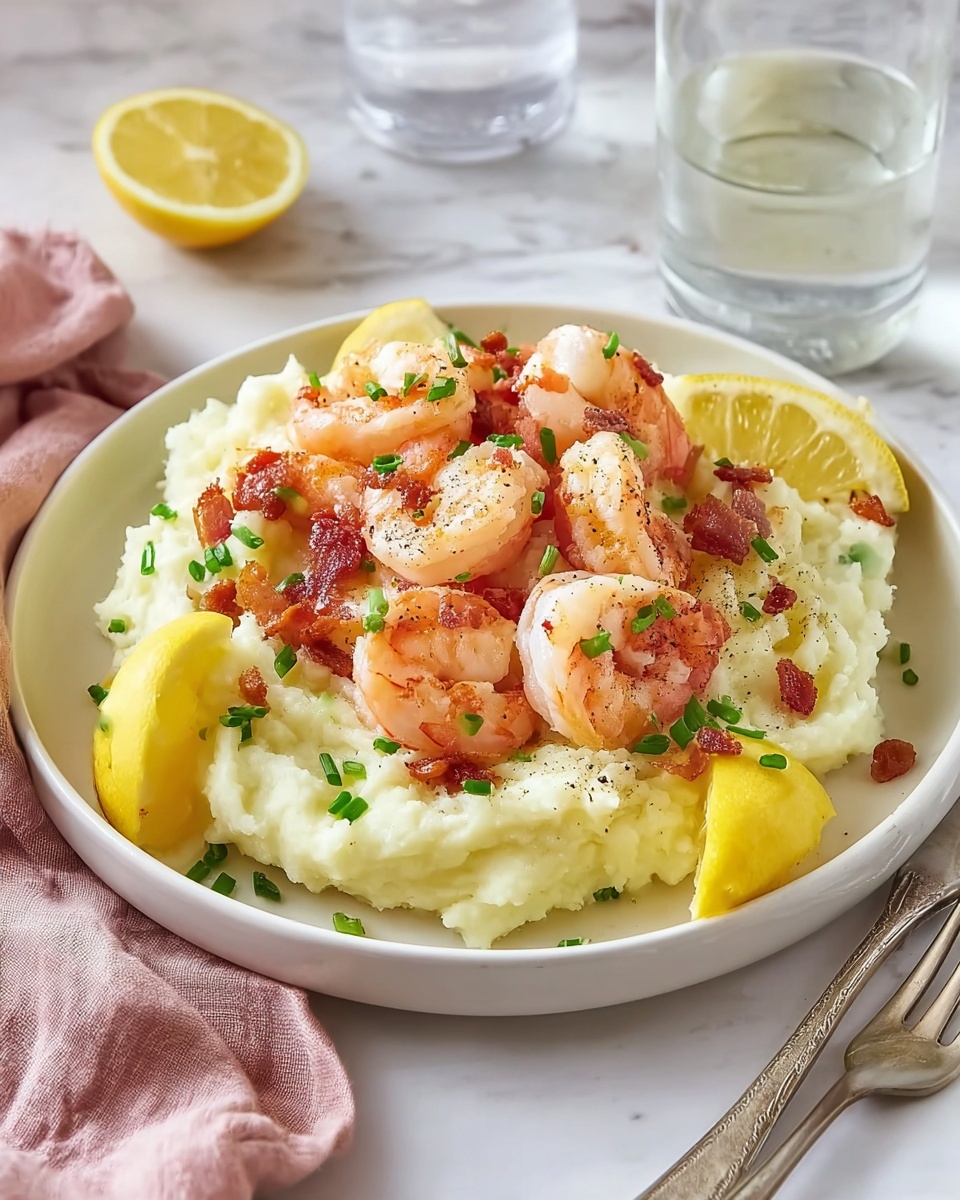 Low Carb Keto Shrimp and Grits Recipe - Recipe Image