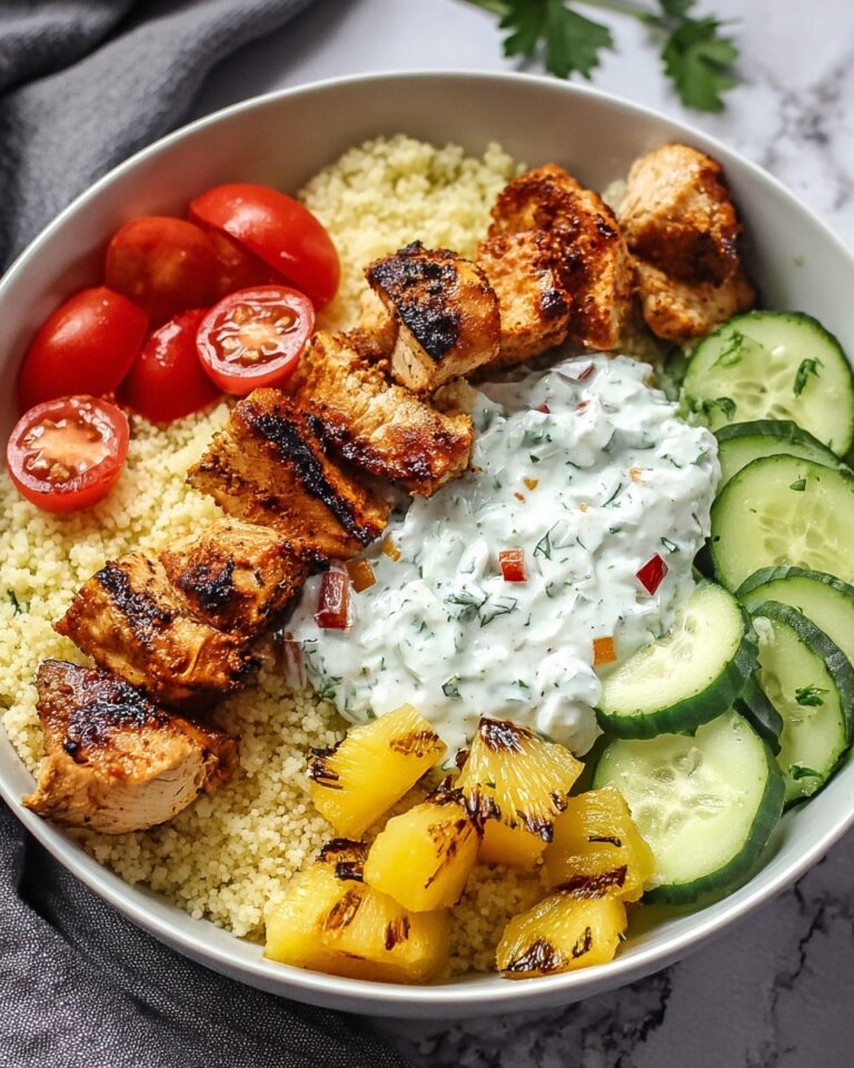 Greek Chicken Tzatziki Bowls Recipe