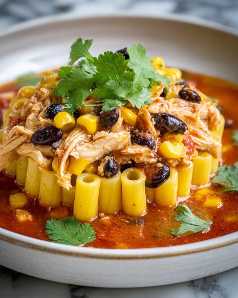 Slow Cooker Chicken Enchilada Pasta Recipe