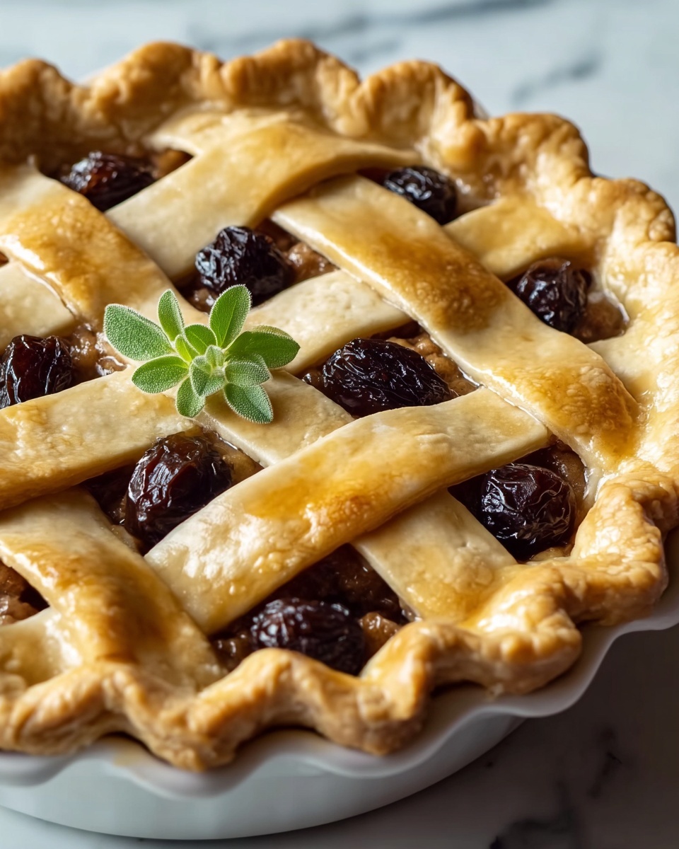 Old-Fashioned Raisin Pie Recipe - Recipe Image