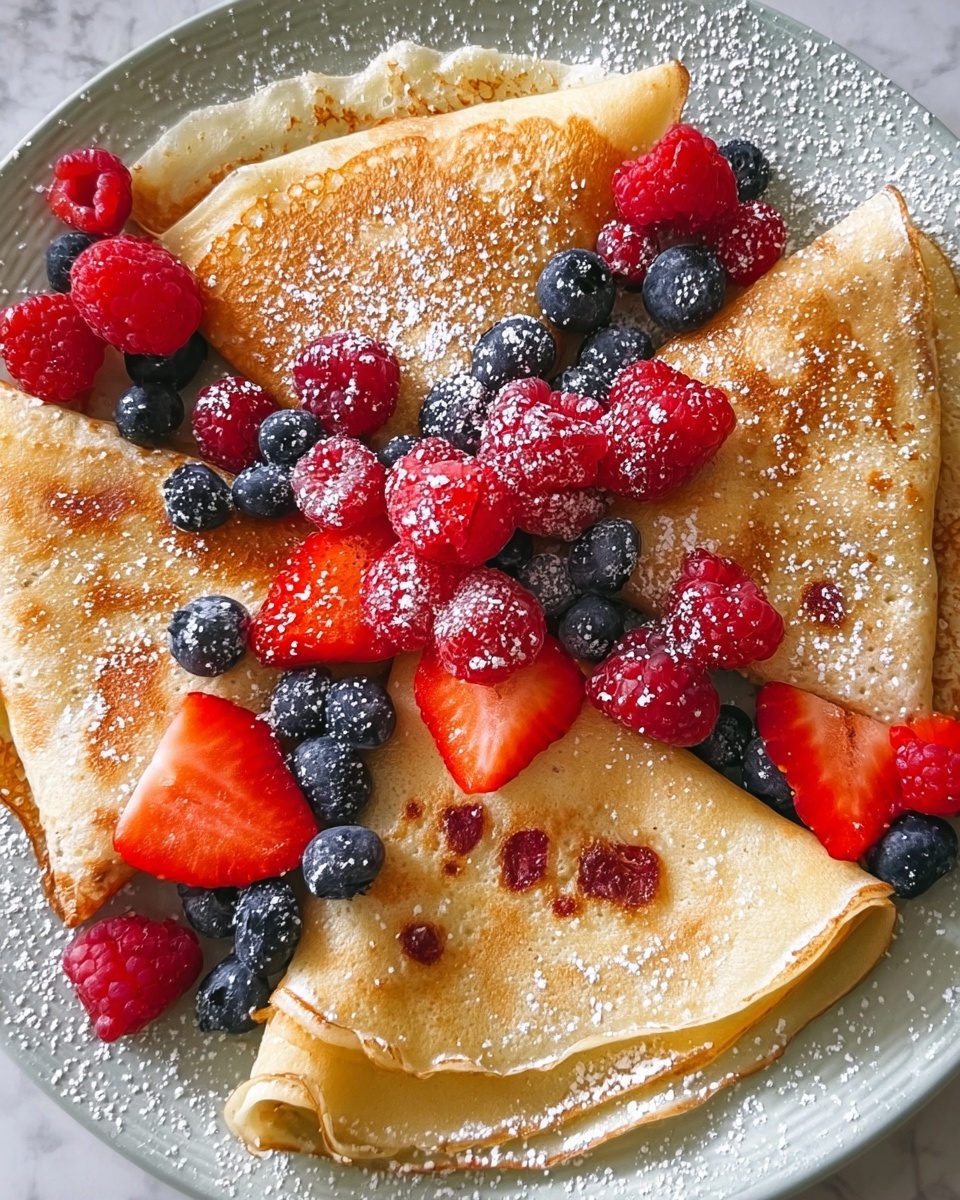 Mixed Berry Crepes Recipe - Recipe Image