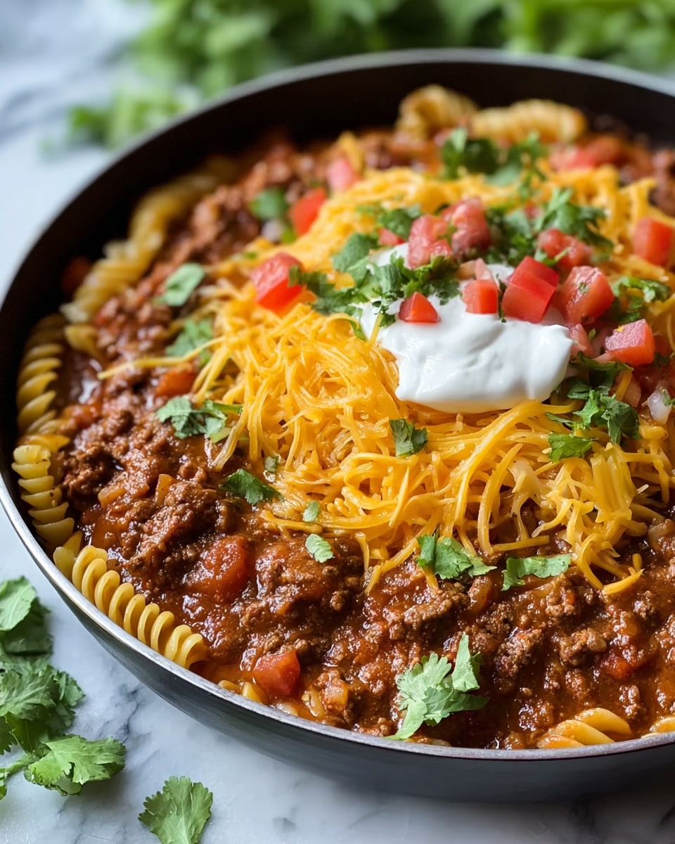 Taco Spaghetti Recipe - Recipe Image
