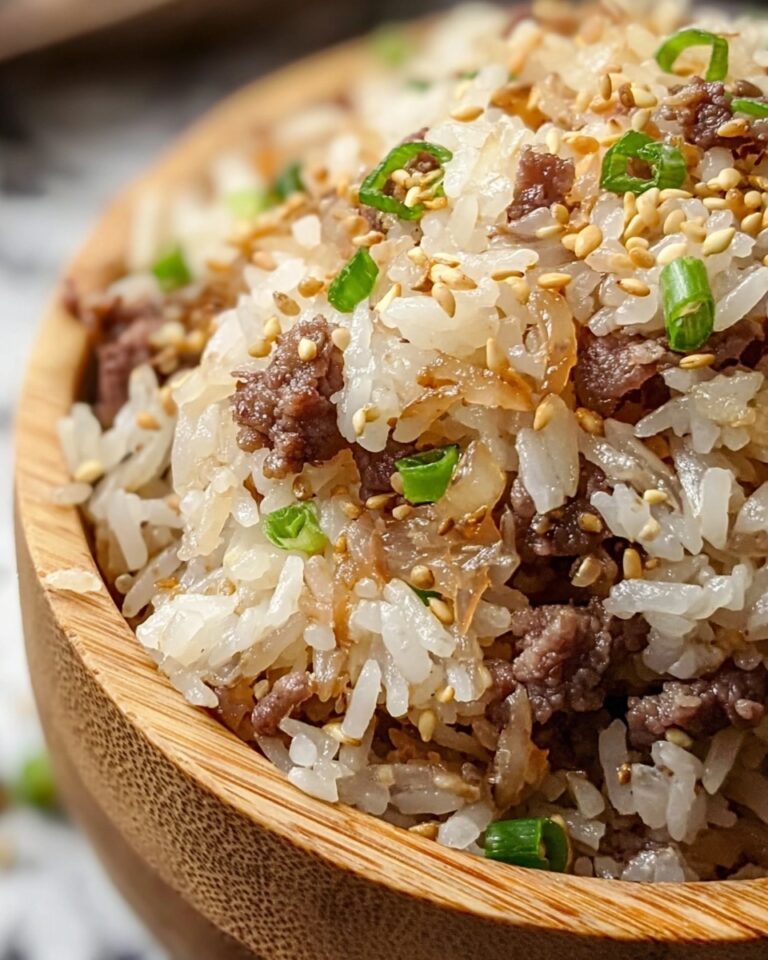Onion Beef Fried Rice Recipe