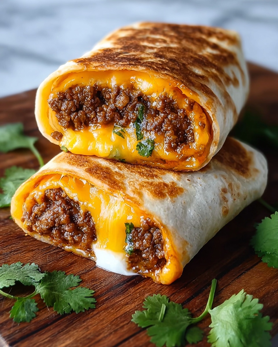 Easy Garlic Butter Beef Cheeseburger Rollups Recipe - Recipe Image