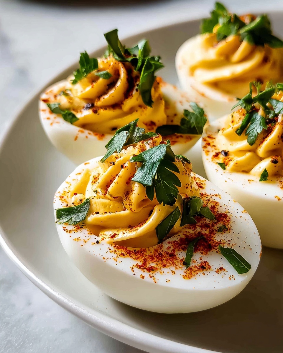 Turkish Deviled Eggs Recipe - Recipe Image