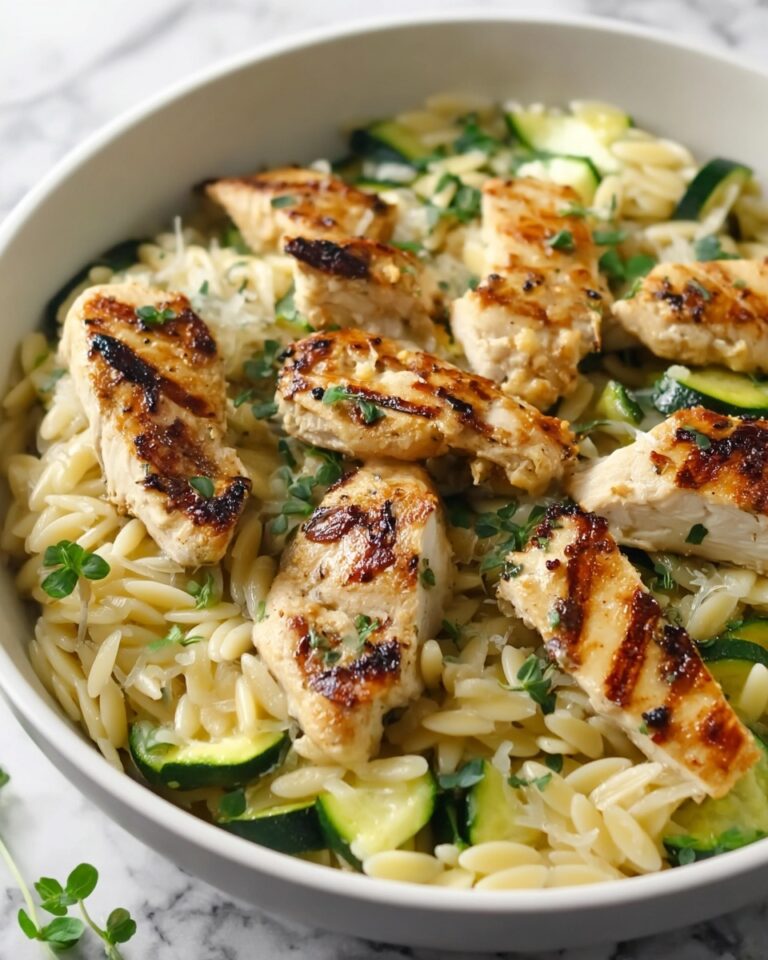 Boursin Orzo with Chicken Recipe