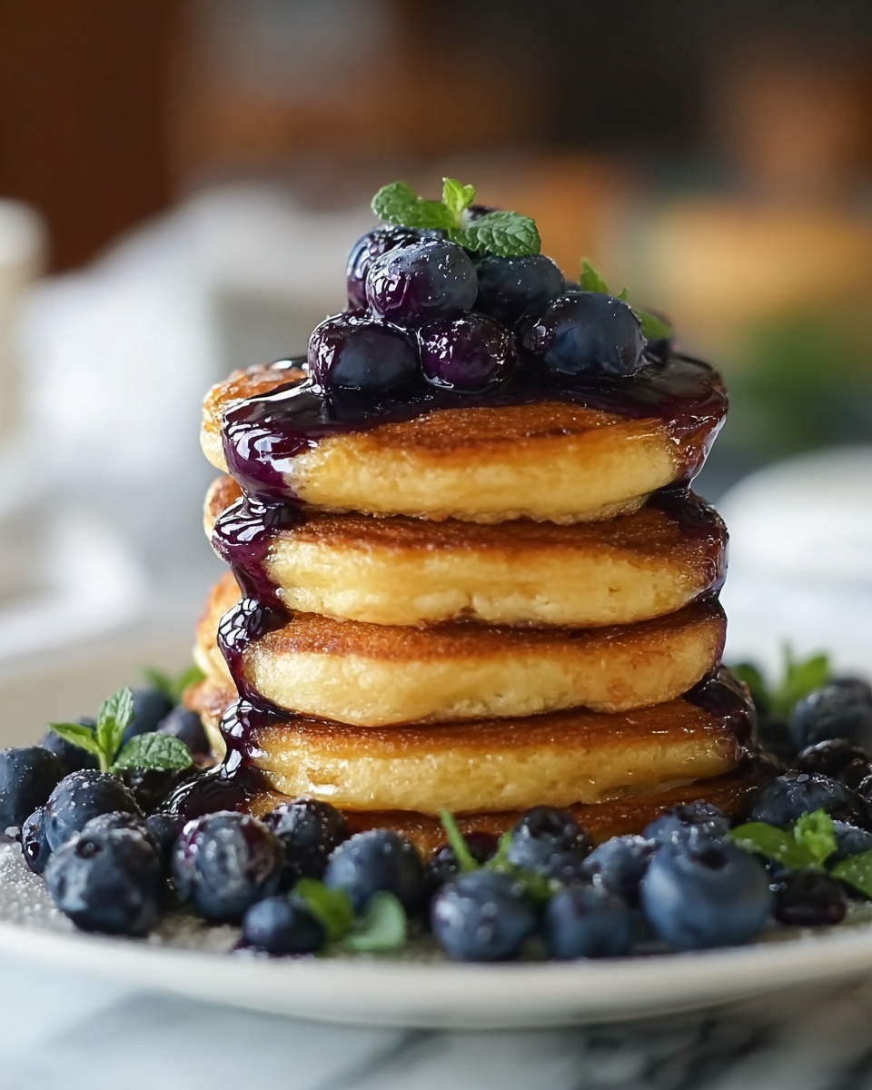 Blueberry Blender Pancakes Recipe - Recipe Image