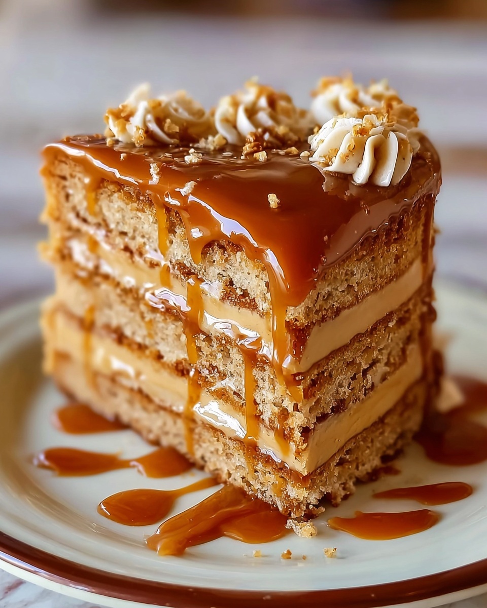 Butterscotch Cake with Caramel Frosting Recipe - Recipe Image