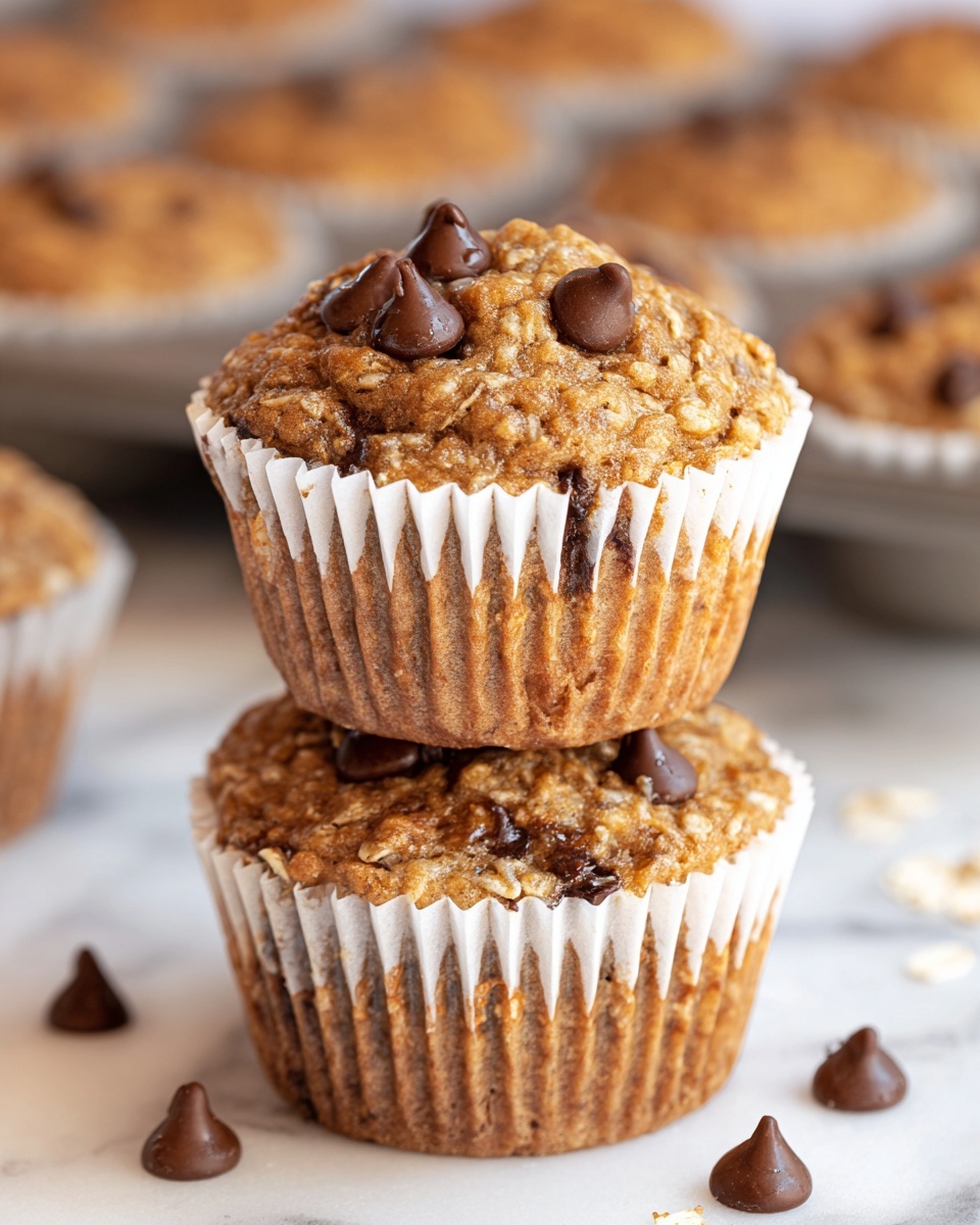 Oatmeal Chocolate Chip Muffins Recipe - Recipe Image