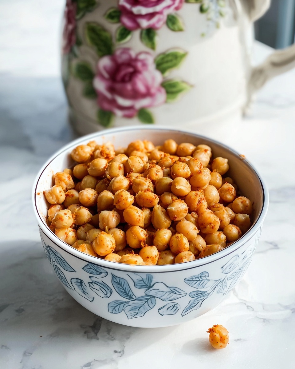 Crispy Curry Roasted Chickpeas for Delicious Healthy Snacks Recipe - Recipe Image