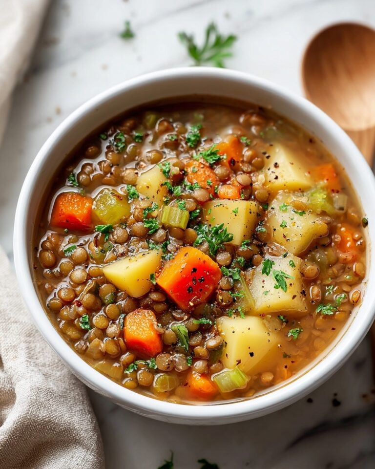 Hearty Vegan Lentil and Vegetable Stew Recipe