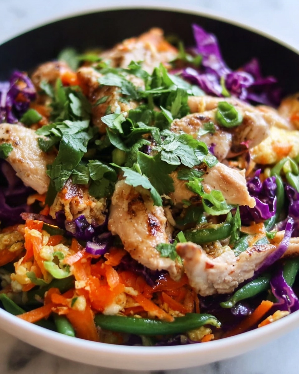 Egg Roll in a Bowl with Chicken Recipe - Recipe Image