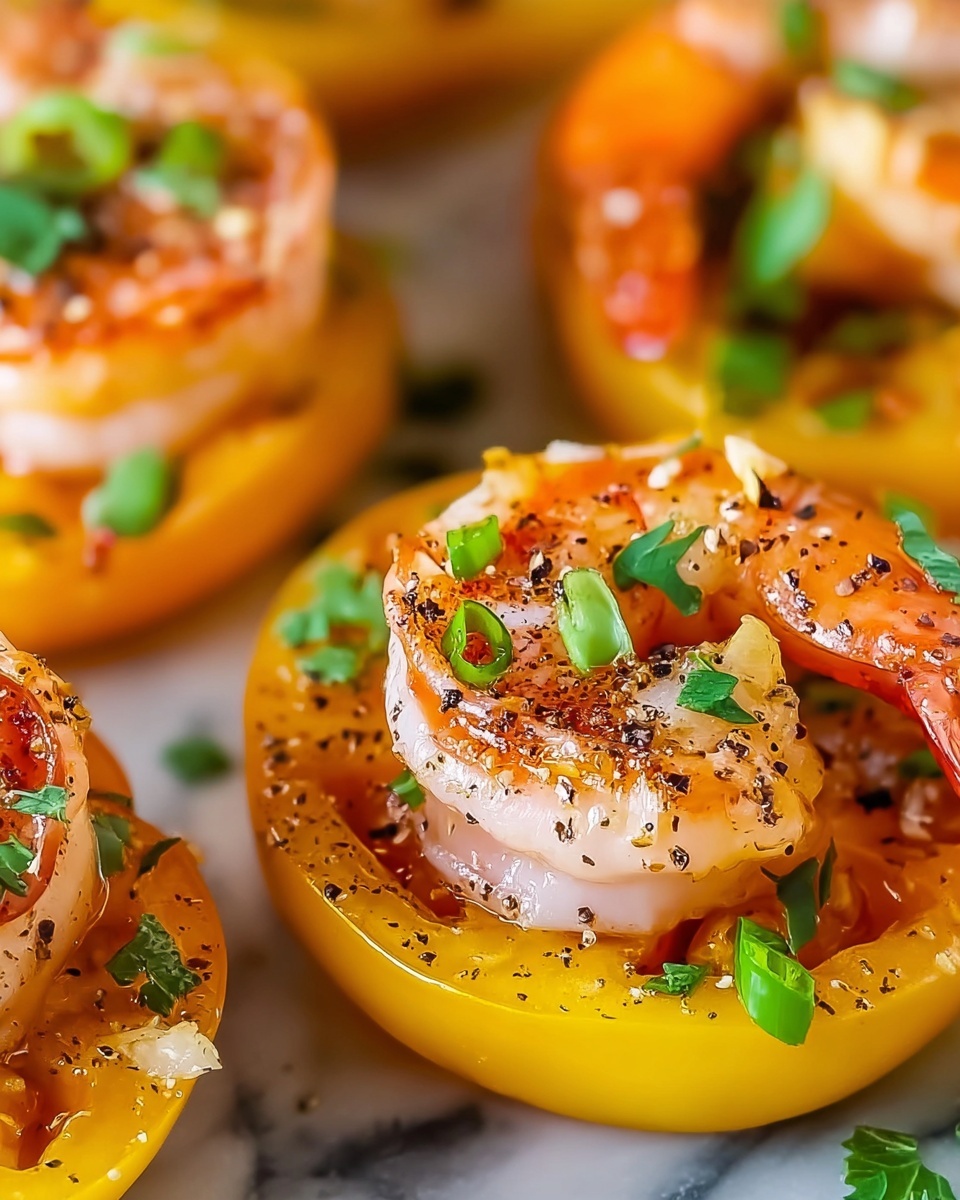 Bang Bang Shrimp Stuffed Mini Bell Peppers Recipe - Recipe Image