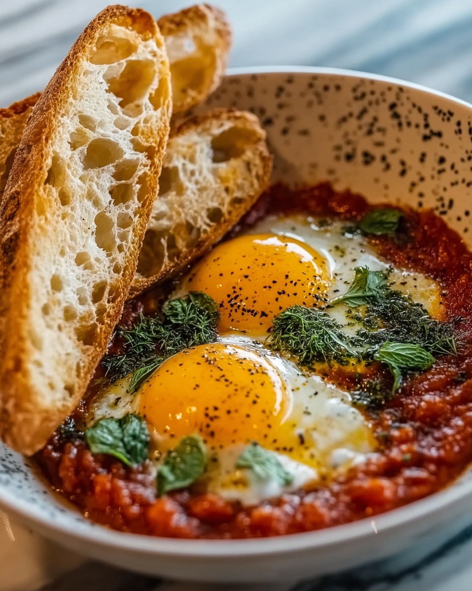 Classic Shakshuka with Sourdough Recipe - Recipe Image