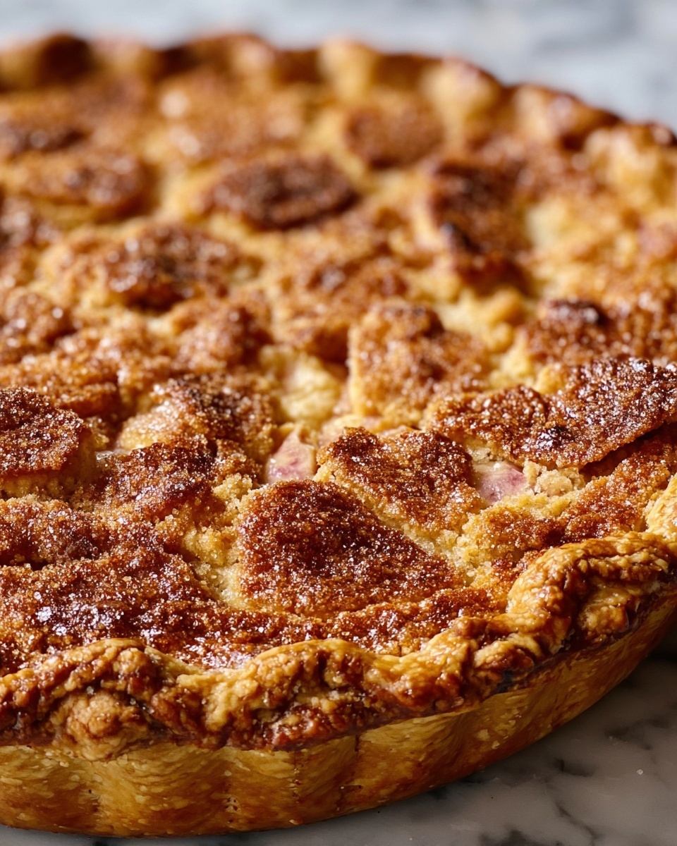 Dutch Rhubarb Pie Recipe - Recipe Image