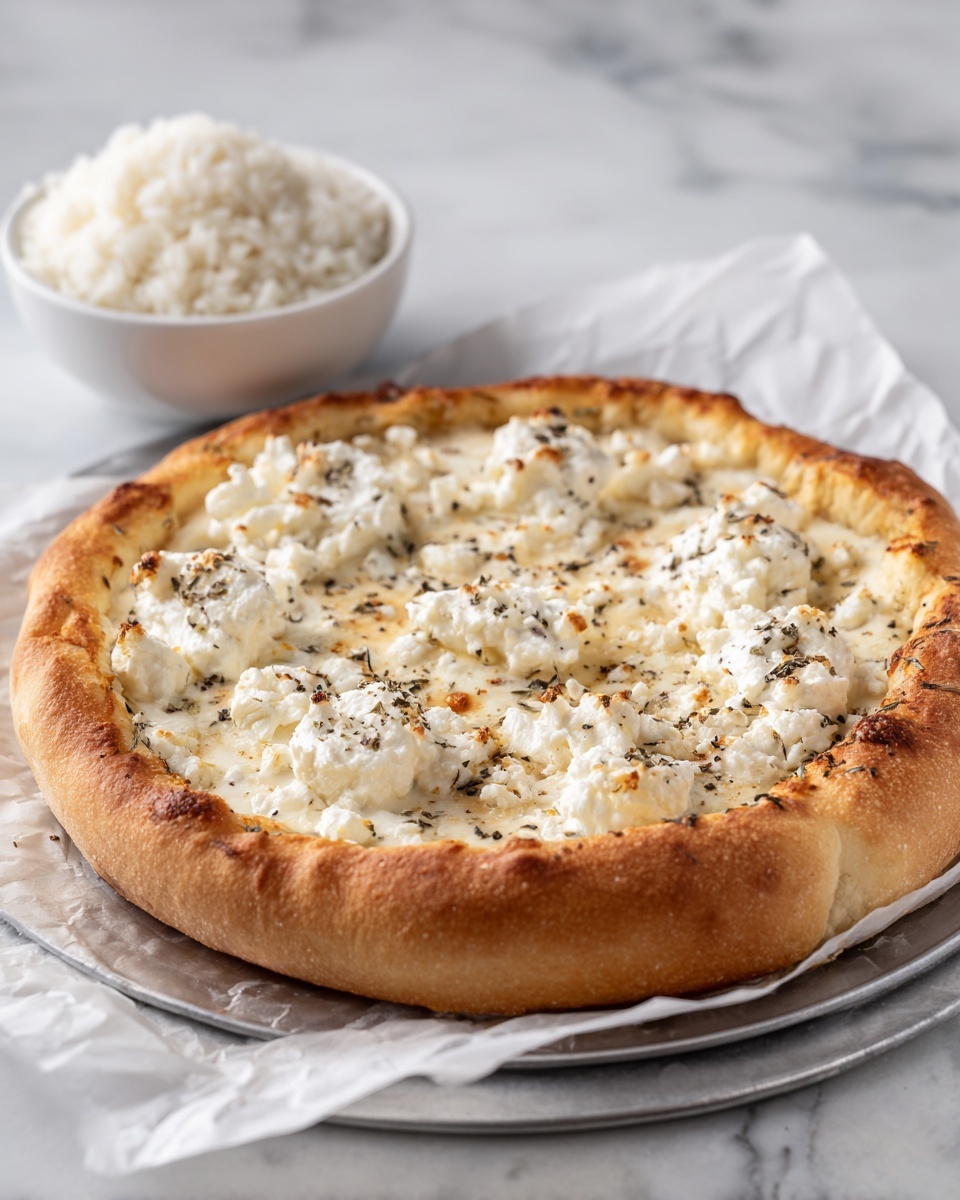 Creamy Garlic White Pizza Sauce Recipe - Recipe Image