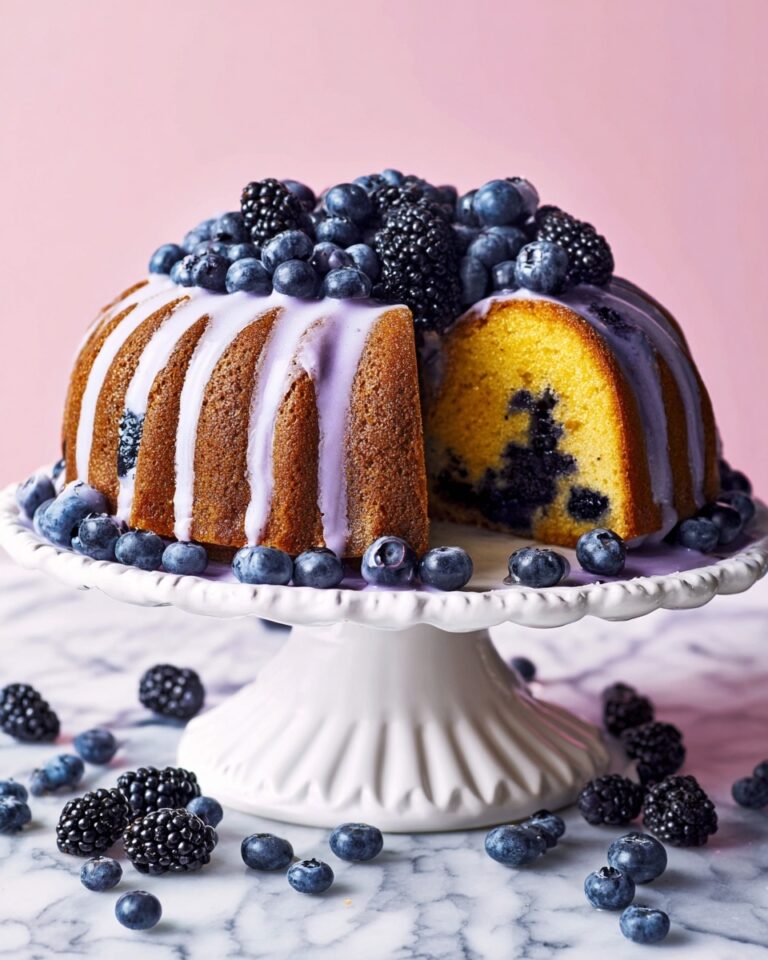 Blueberry Breakfast Bundt Cake Recipe