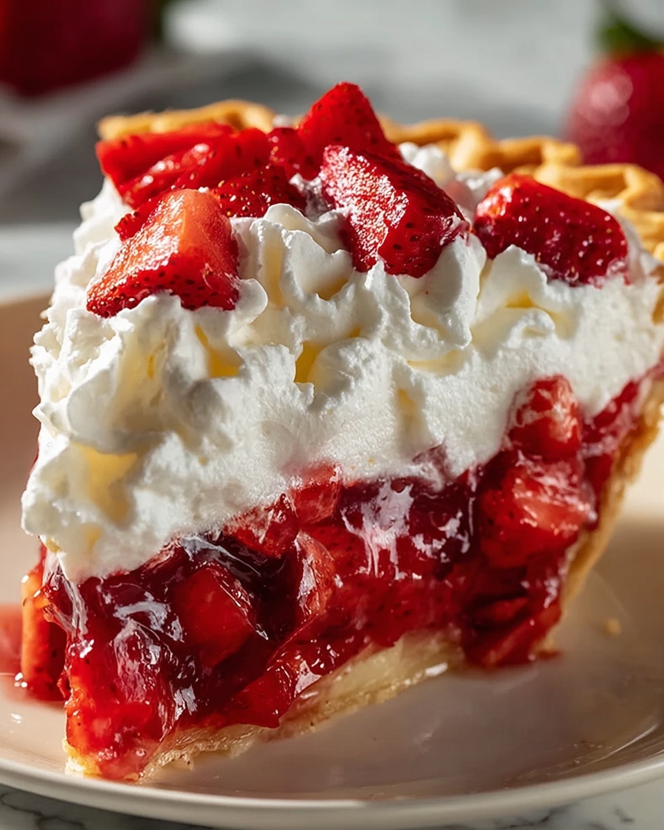 Strawberry Cool Whip Pie Recipe - Recipe Image