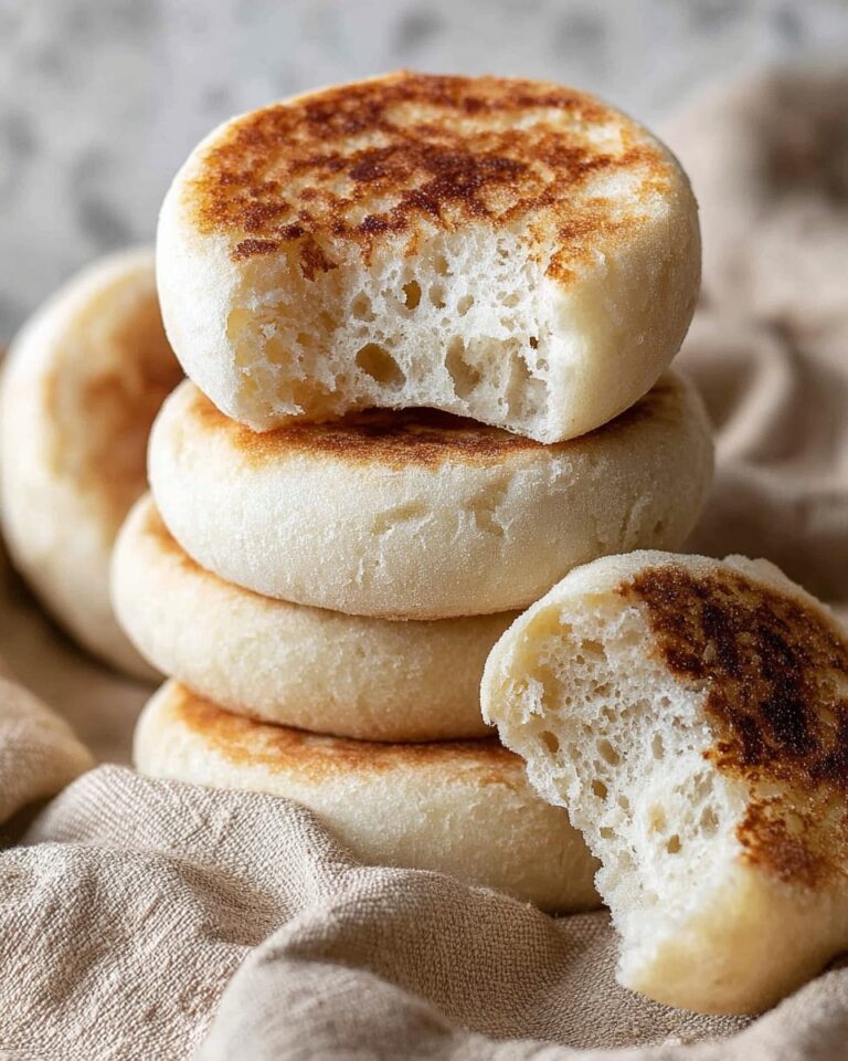 Sourdough Discard English Muffins Recipe