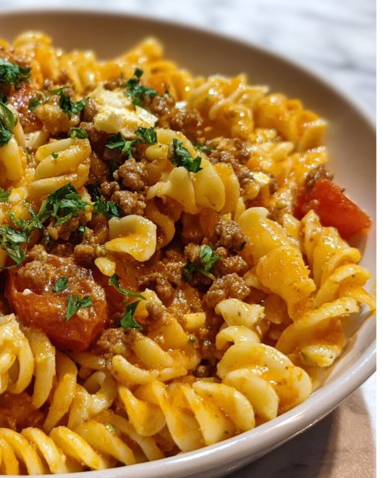 One Pot Beef Taco Pasta Recipe