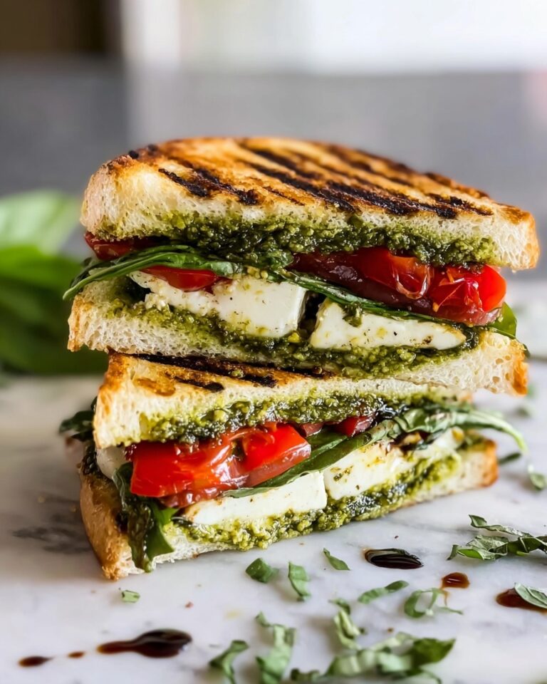 Balsamic Glazed Caprese Panini Supreme Recipe