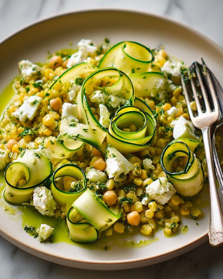 Ribboned Courgette Salad Recipe