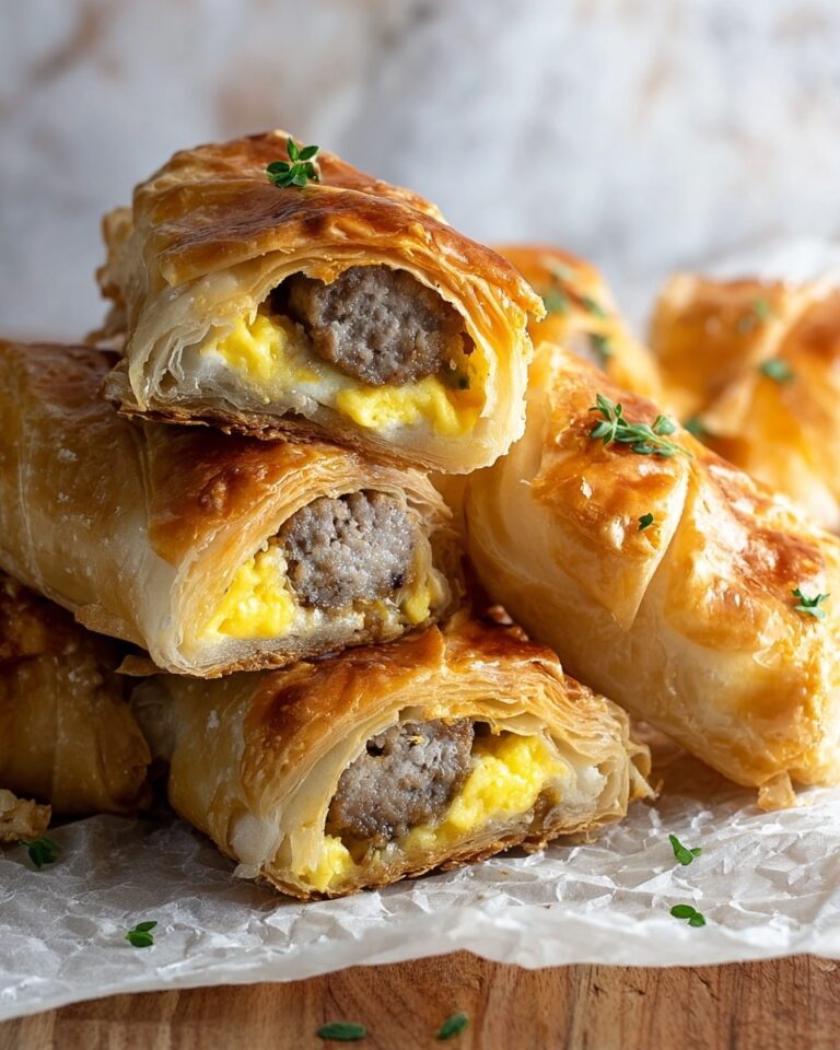 Sausage Egg & Cheese Roll-Ups Recipe