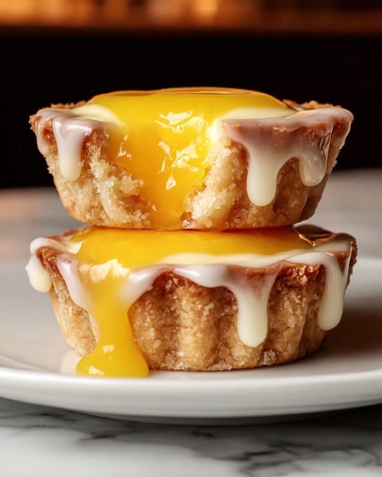 Peach Bar Cookie Cups Recipe