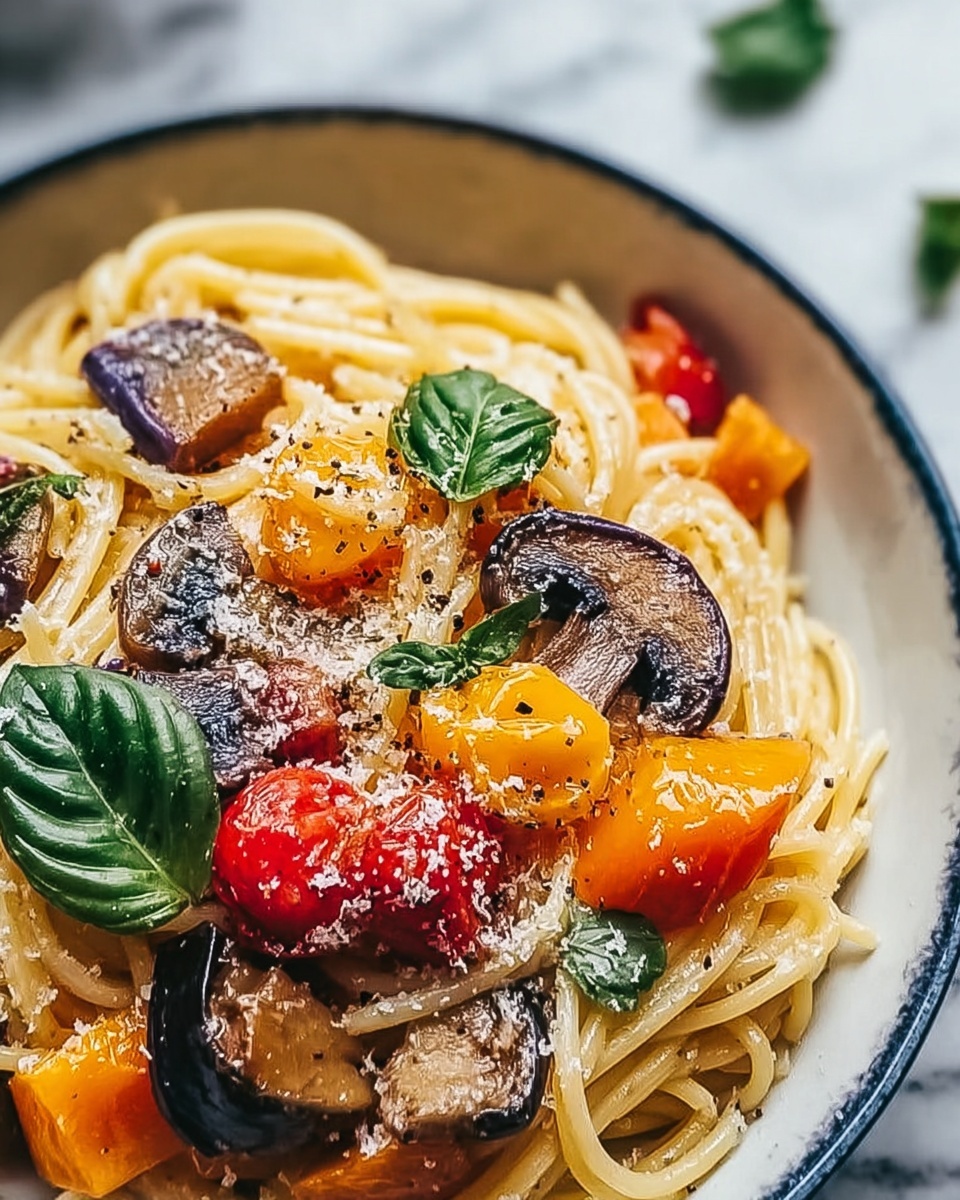 Tasty Roasted Vegetable Pasta: An Amazing Ultimate Recipe - Recipe Image