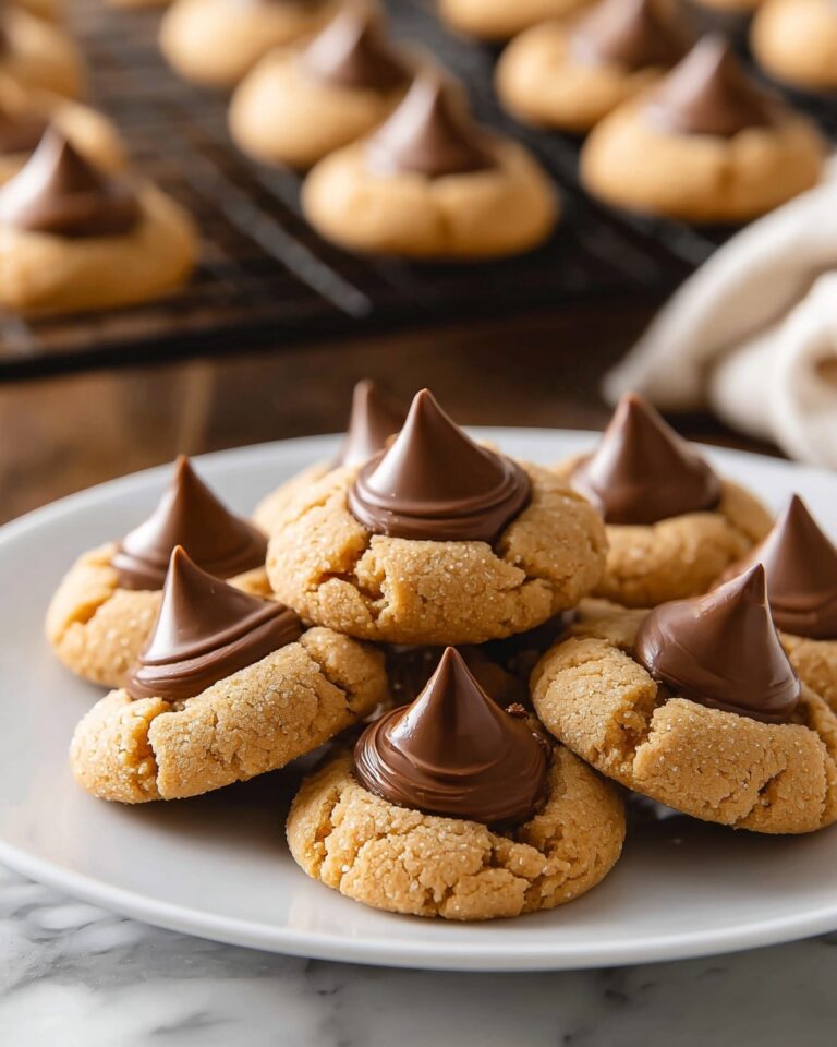 Homemade Peanut Butter Kiss Cookies Recipe