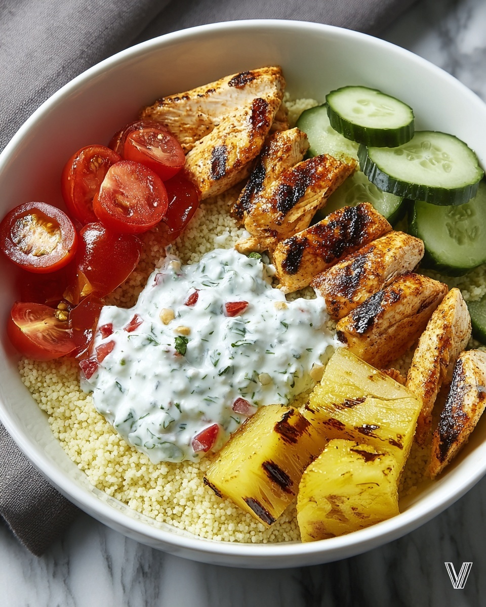 Greek Chicken Tzatziki Bowls Recipe - Recipe Image
