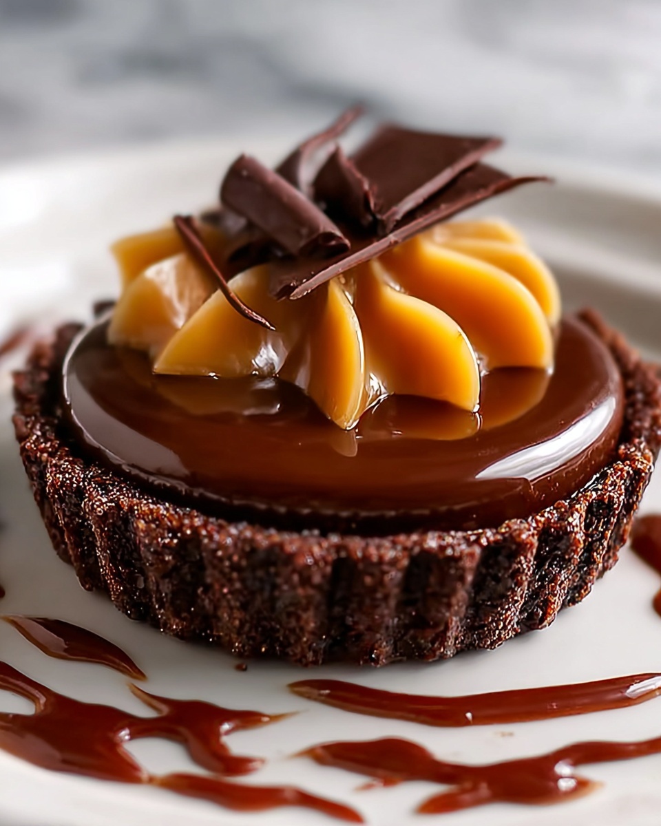Salted Caramel Chocolate Tart Recipe - Recipe Image