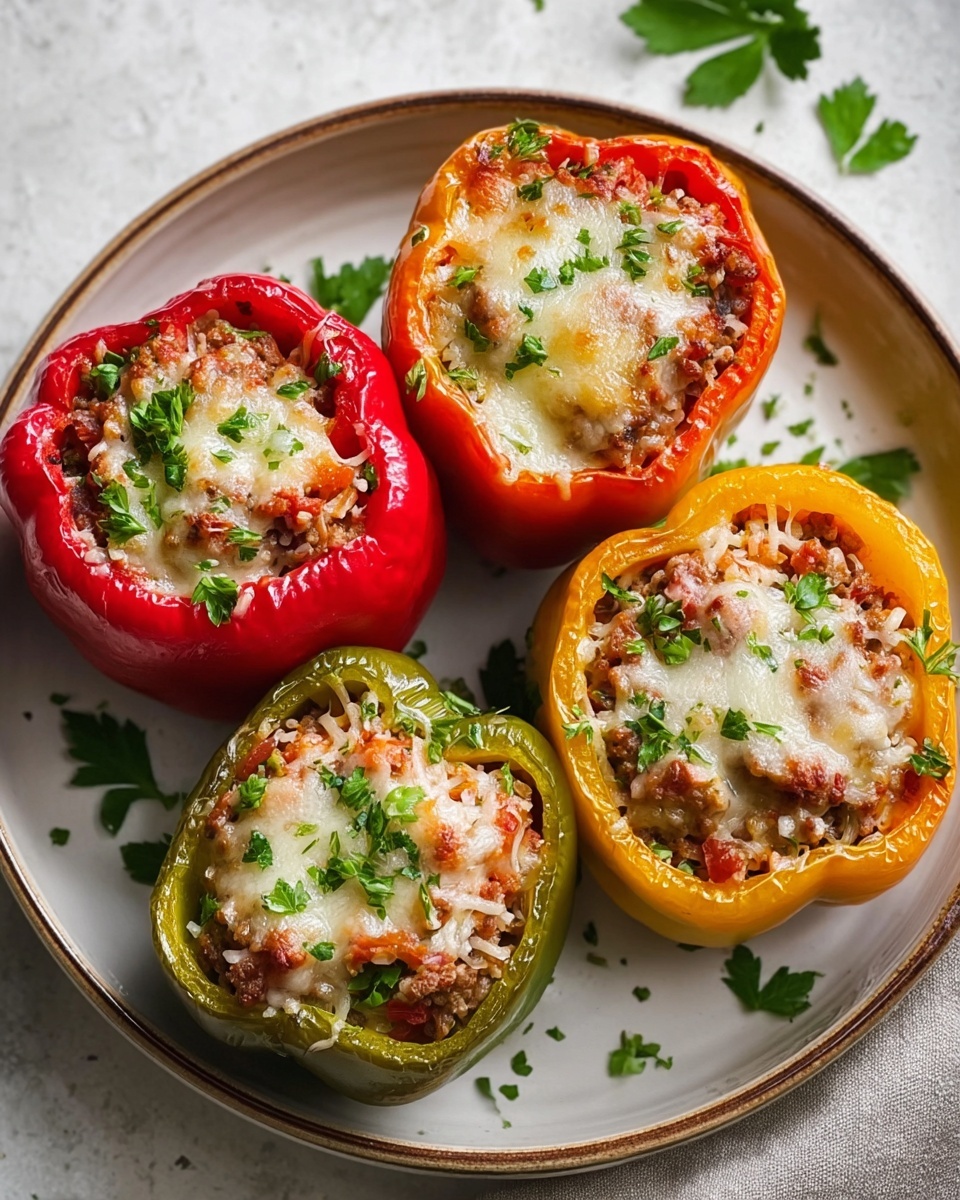 Classic Stuffed Bell Peppers Recipe - Recipe Image