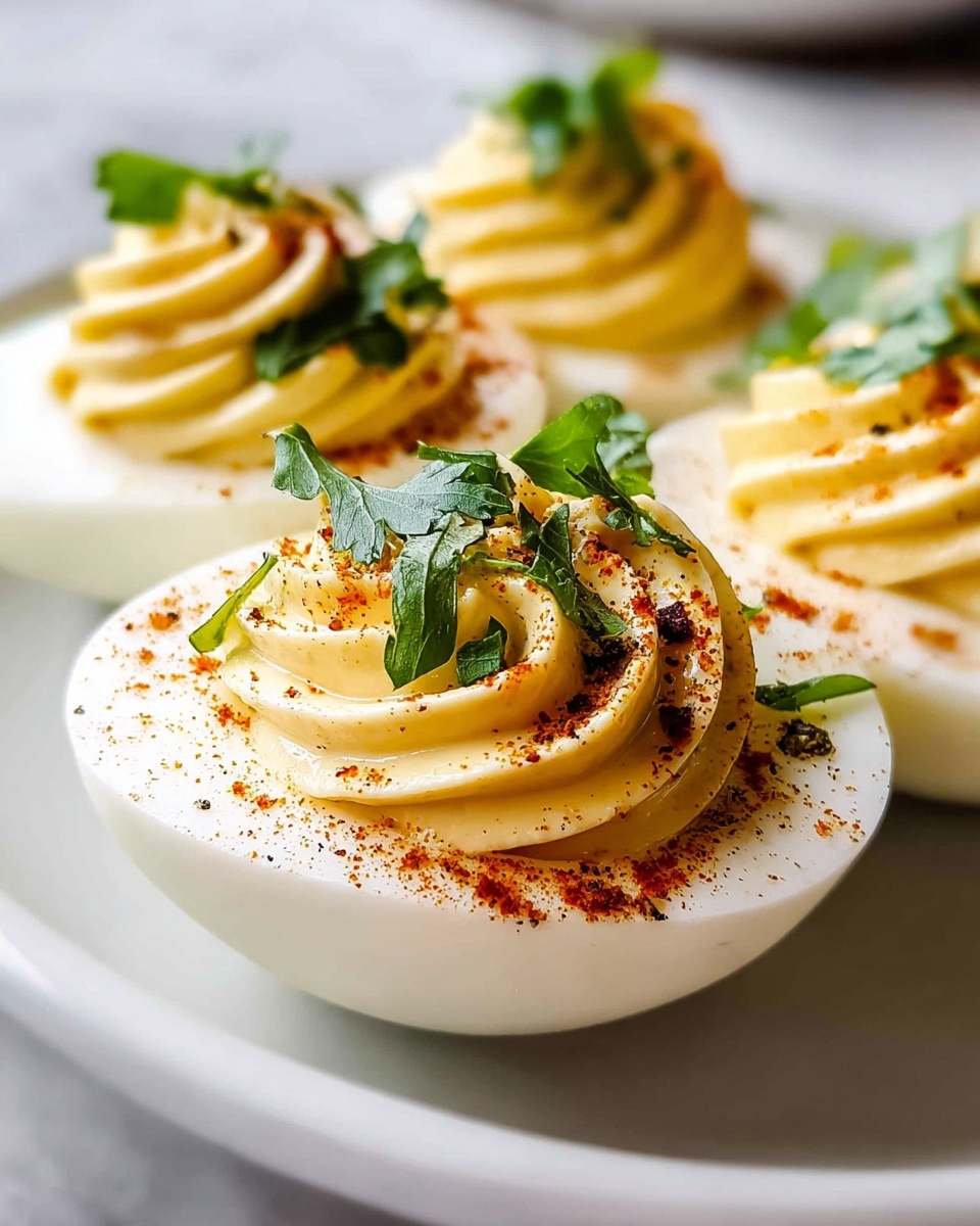 Turkish Deviled Eggs Recipe - Recipe Image