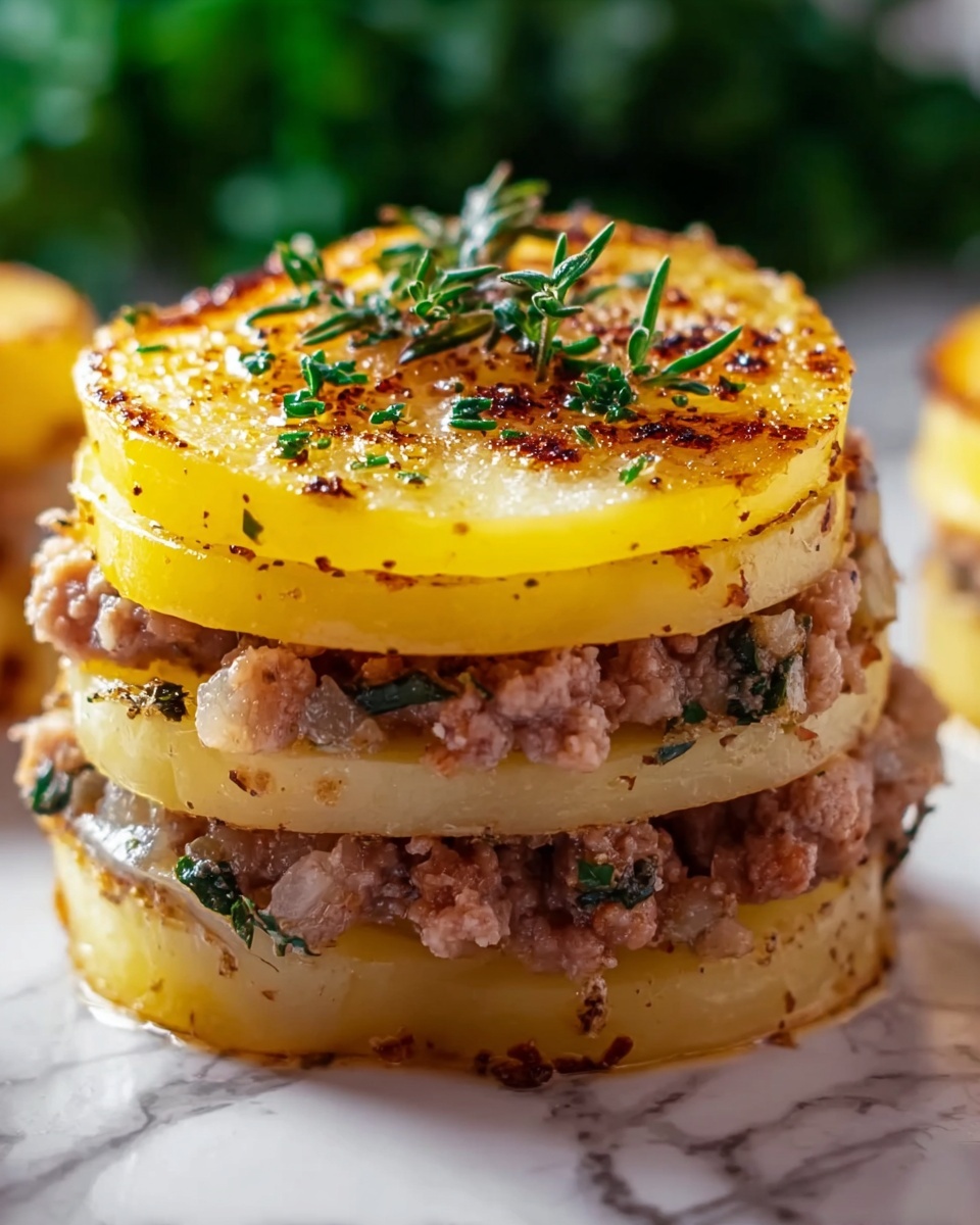 Stuffed Potato Stacks Recipe - Recipe Image