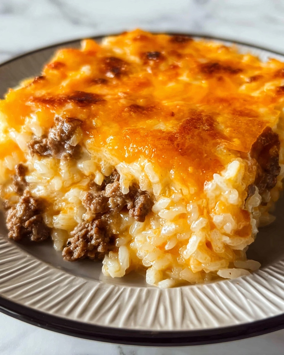 Instant Pot Cheesy Ground Beef and Rice Recipe - Recipe Image