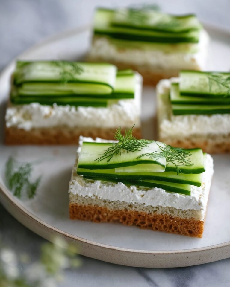 Easy Cucumber Tea Sandwiches Recipe